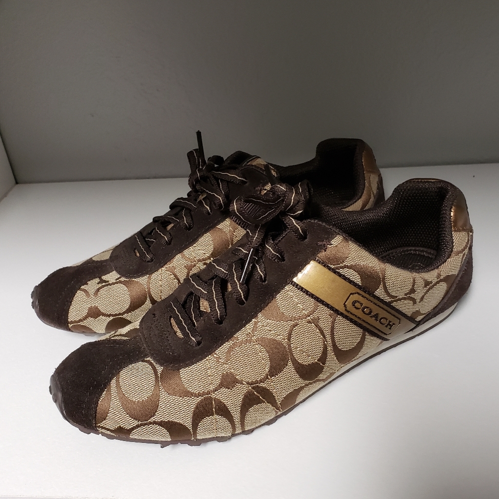 Brown Coach Shoes Size 9